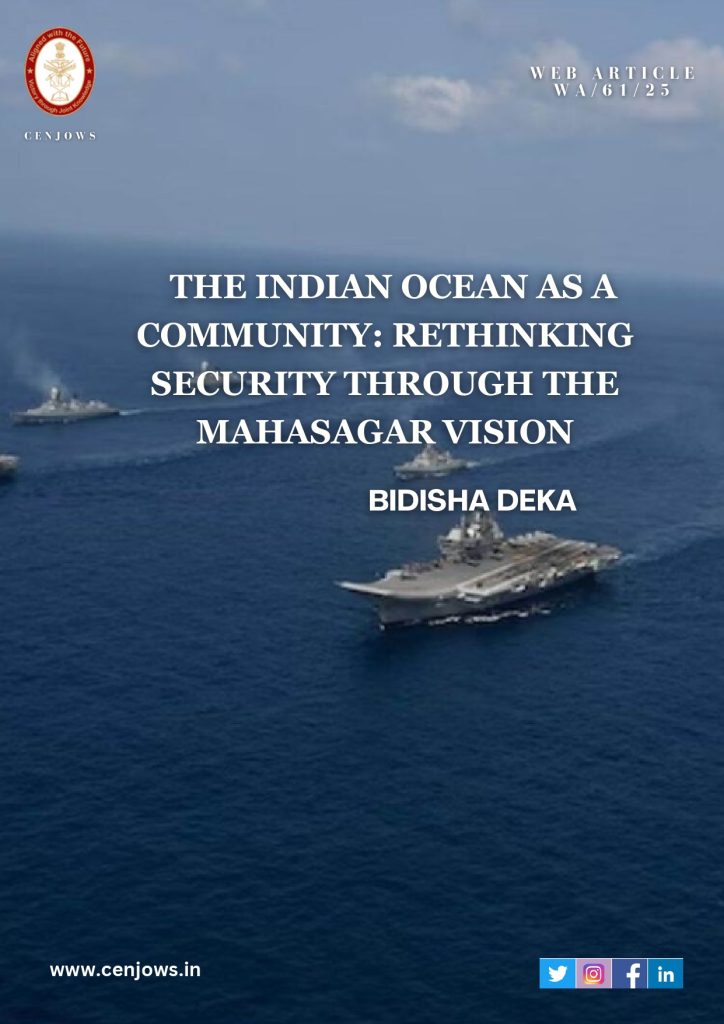 THE INDIAN OCEAN AS A COMMUNITY: RETHINKING SECURITY THROUGH THE MAHASAGAR VISION